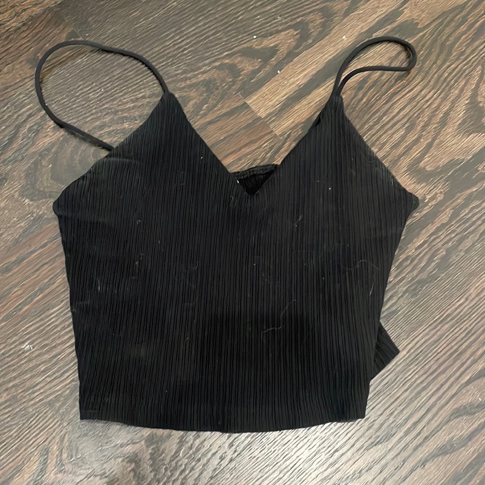 black tank top